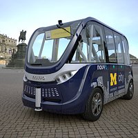 Navya Autonomous Shuttle MCity Edition Blue