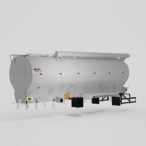 3D model Grain Silo for Feed Transport  TRIEL-HT Round