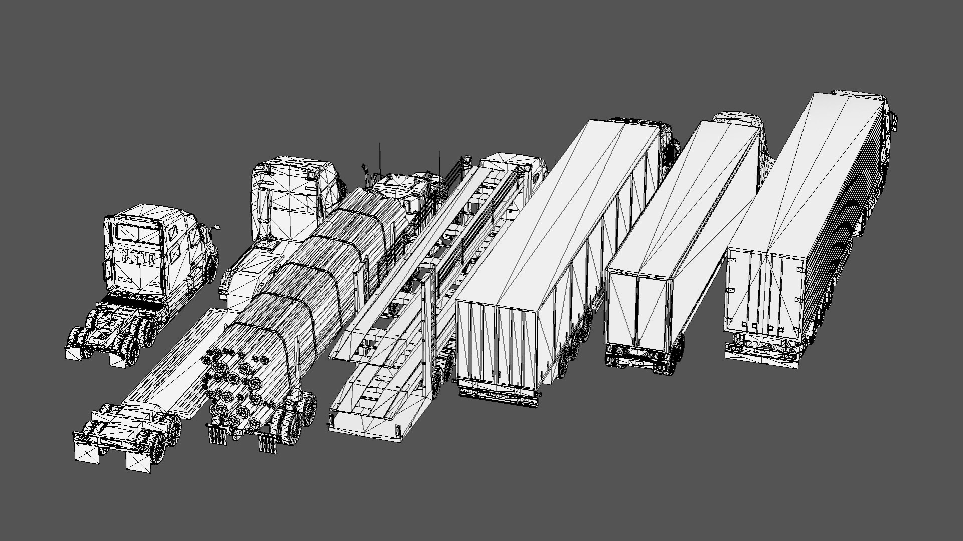 Low-poly Truck Pack 3D model https://p.turbosquid.com/ts-thumb/8F/EgtkdL/gl/7/jpg/1702437441/1920x1080/fit_q87/e421fe6566fd089a322dc4e577b435bbe6a8f1cb/7.jpg