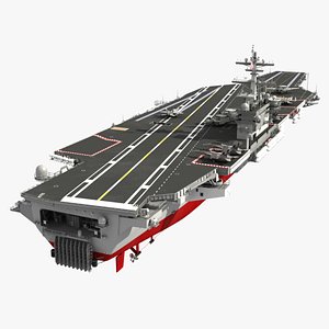 3d model uss aircraft carrier