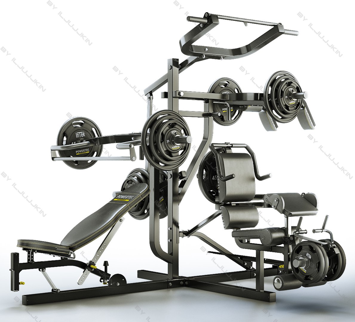 Powertec multi top system gym