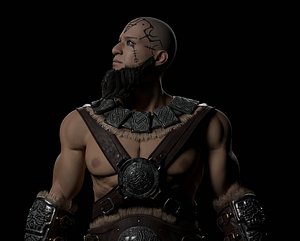 Barbarian 3D model