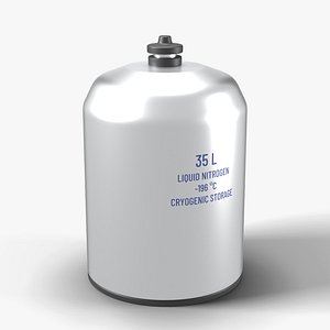 Cryogenic Liquid Nitrogen Dewar 35 L Storage Tank - Laboratory Equipment