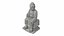 Collezione di statue buddiste