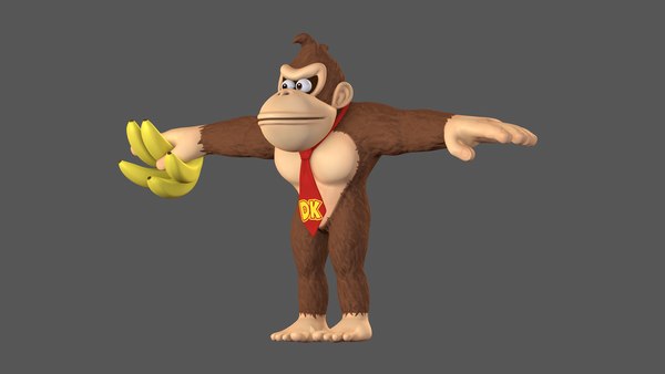 3D Donkey Kong Characters Collection - TurboSquid 1767540