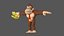 3D Donkey Kong Characters Collection