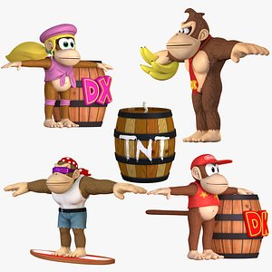Donkey Kong Characters Collection