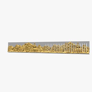 3D model Modern Decorative Vent Cover 3D Model for Interior Visualization260