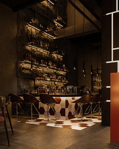 night bar 3d model 3D model