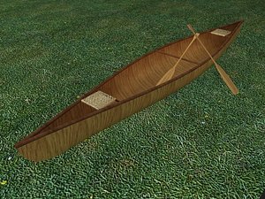 canoe 3d c4d