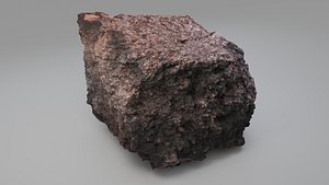 Asphalt fragments 3D model