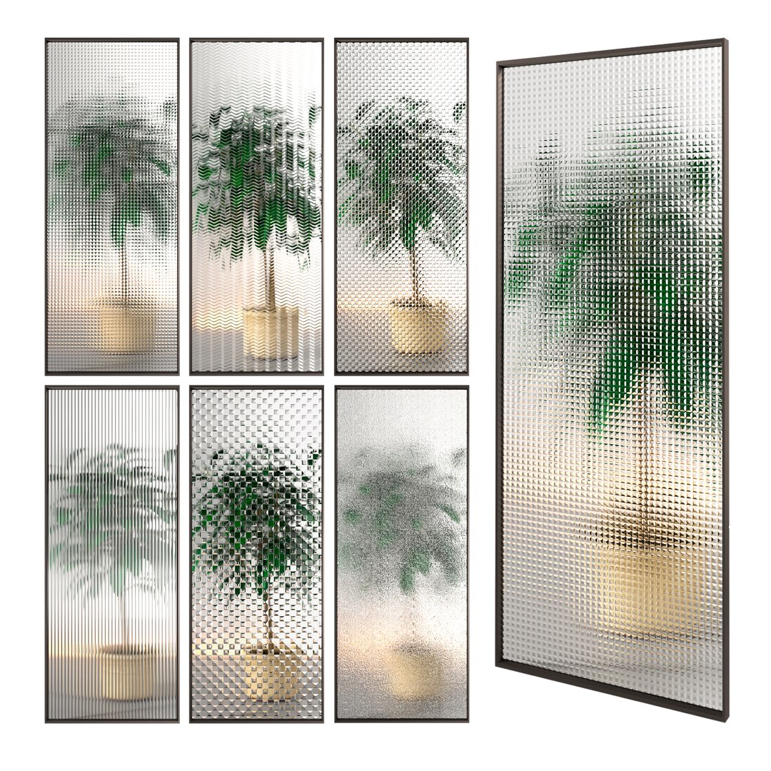 Glass Partition 01 3D Model - TurboSquid 1906894