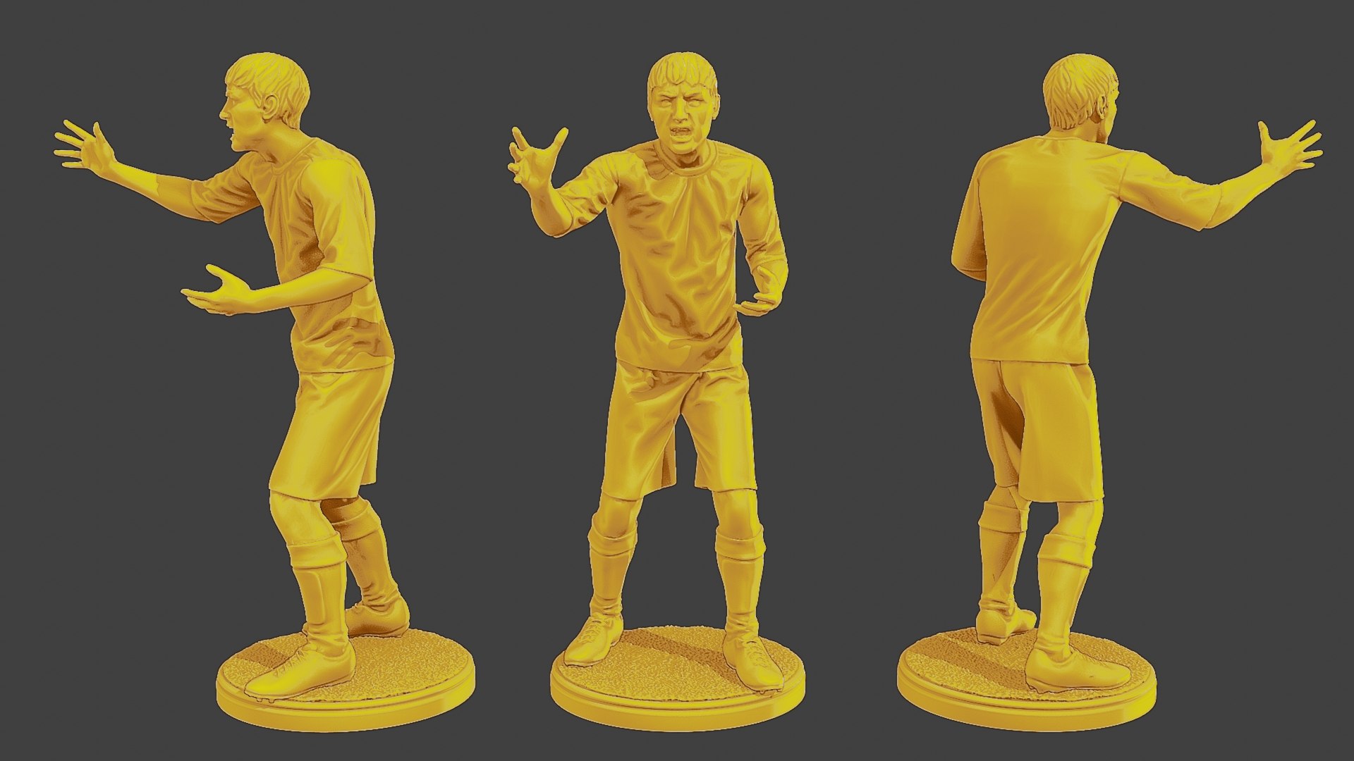 Soccer Player SP 043 3D - TurboSquid 2005936