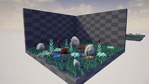 3D model stylized nature pack