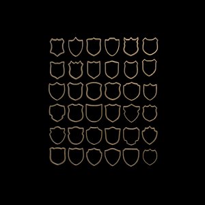 3D Badge Patches 3D model