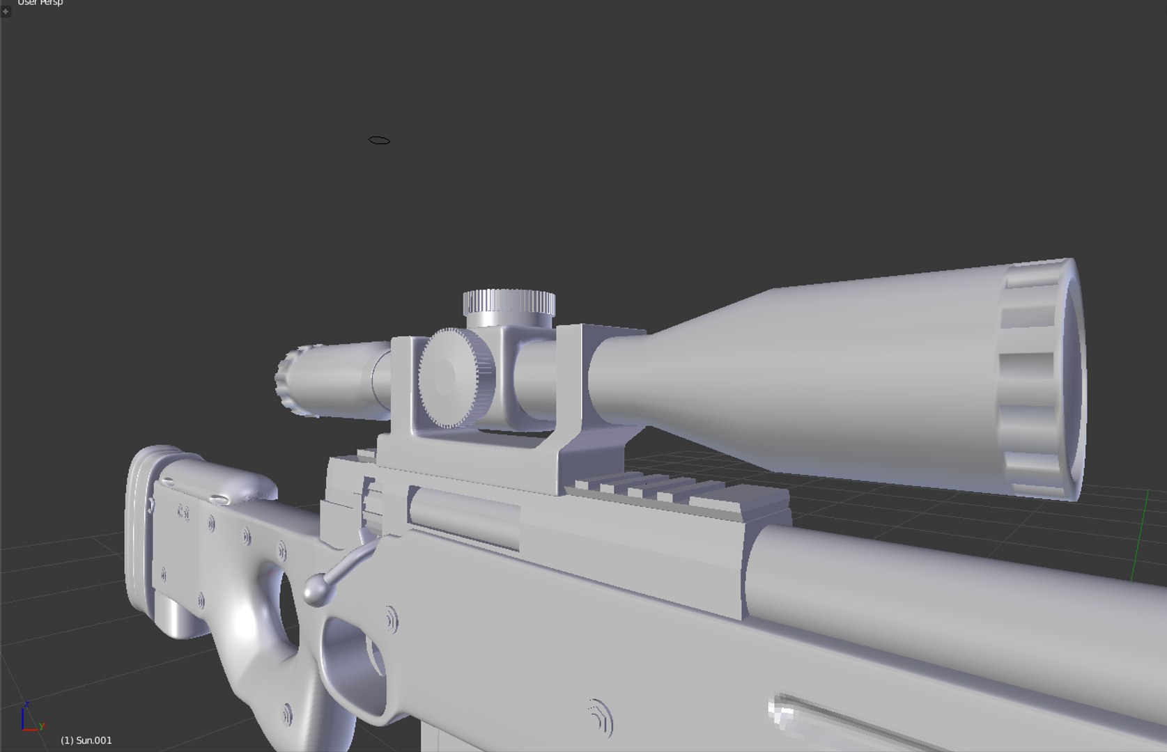 L118a1 Sniper Rifle 3D Model - TurboSquid 1279690