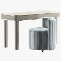 Melissa Rolling Chair and Harrison Desk