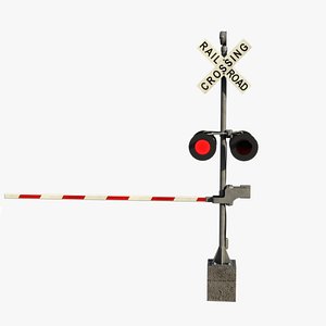 Railroad Crossing 3D Models For Download | TurboSquid