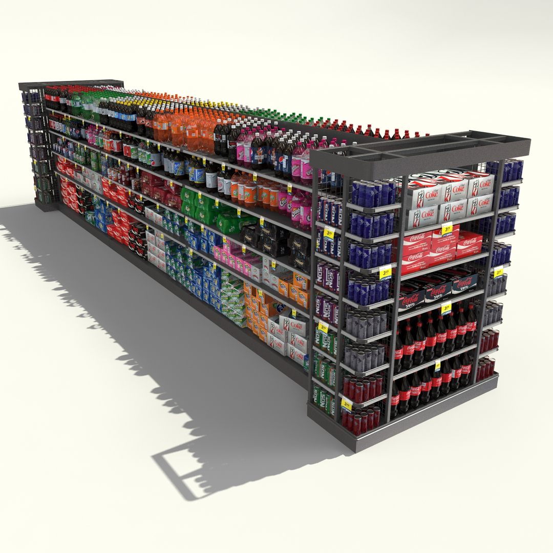 x grocery store shelf