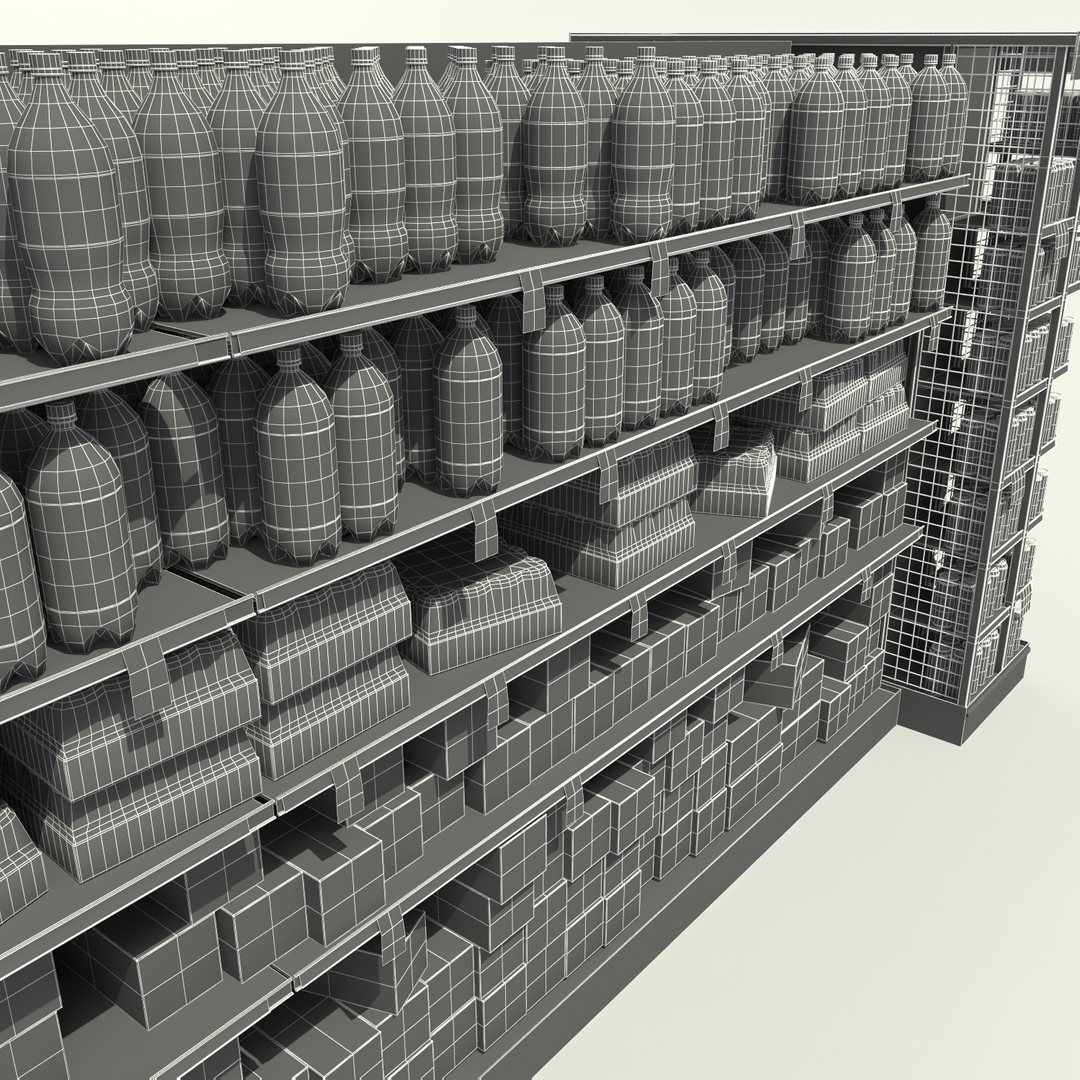 x grocery store shelf