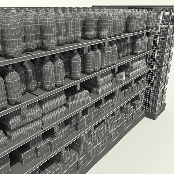 x grocery store shelf