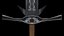 Dragón Juego de espada a dos manos Ready Modelo PBR Texturas 4K