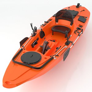 3D Kayak for fishing with an electric motor Haswing Winix HB-54601 Orang