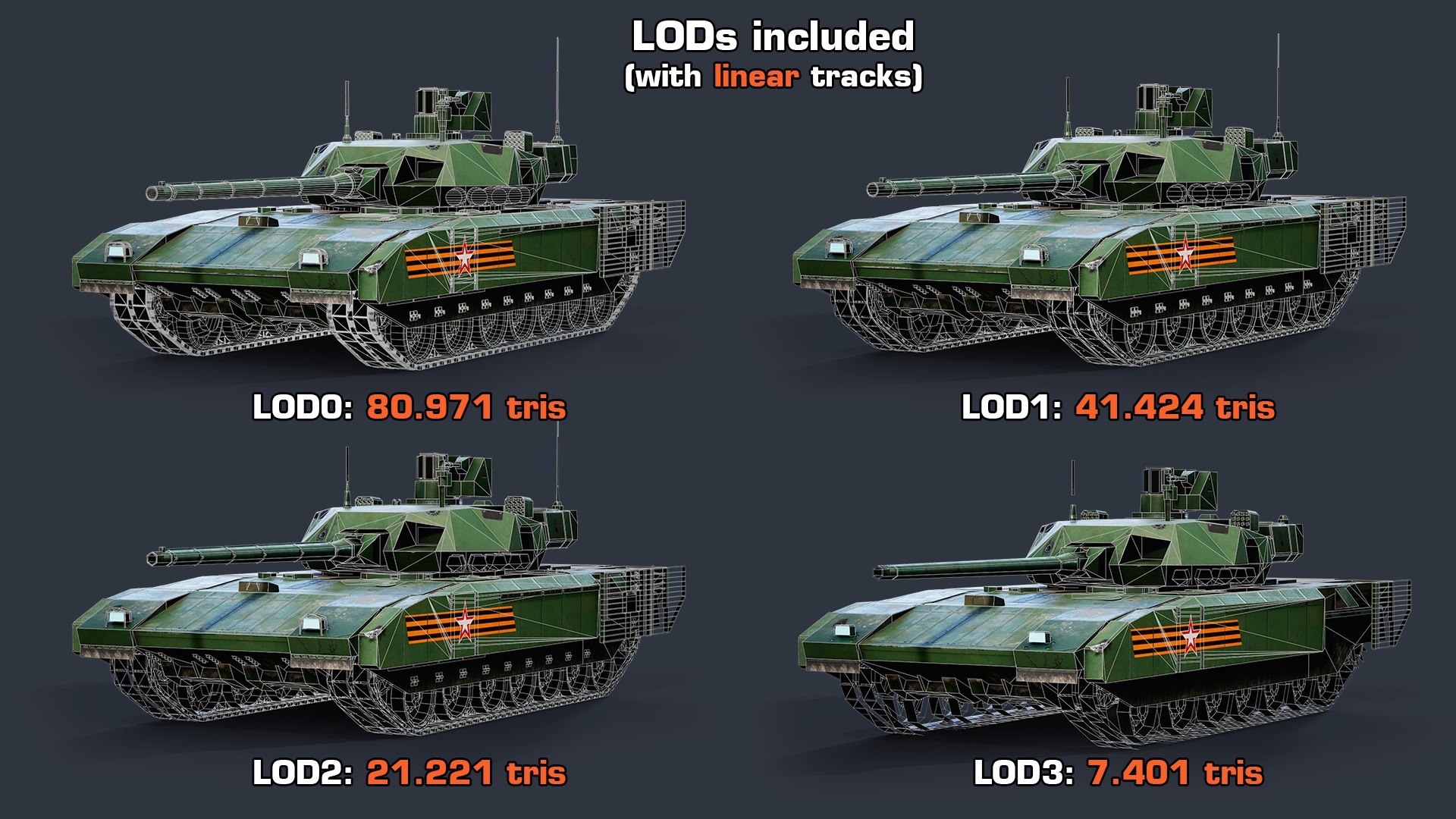 3D gameready ar t14 https://p.turbosquid.com/ts-thumb/8G/ExUCZo/PI/lods_tanks_linear/png/1640728566/1920x1080/fit_q87/ebfe6ccec58678b7ef18352cbd0c9edcfd89c17c/lods_tanks_linear.jpg