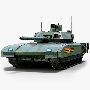 Rigged Tank T14 Armata Realtime