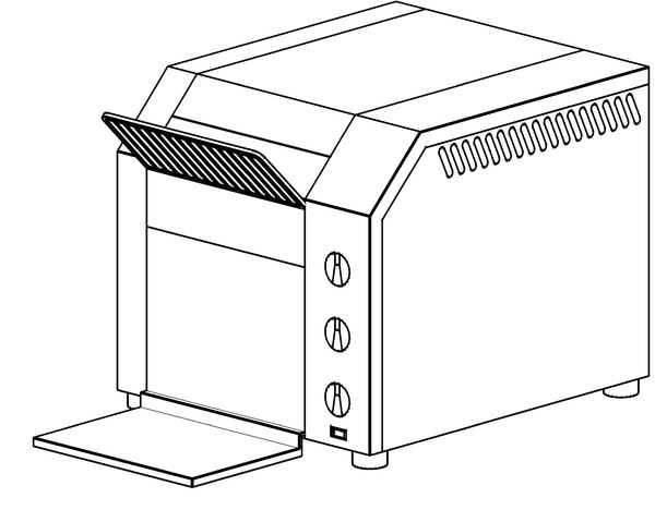 Conveyor Toaster 3D model - TurboSquid 1796966