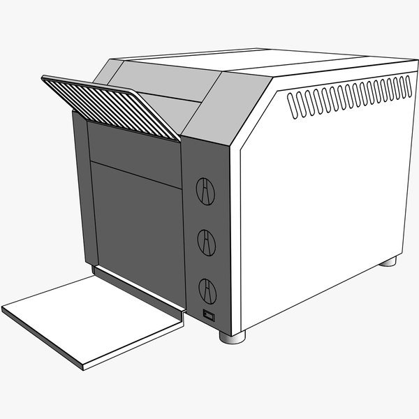 Conveyor Toaster 3D model TurboSquid 1796966