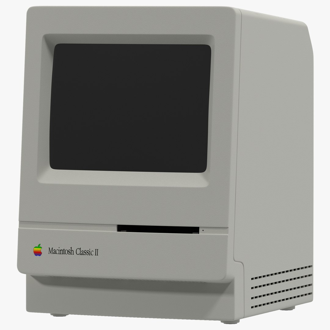 applemacintoshclassicii3dmodel