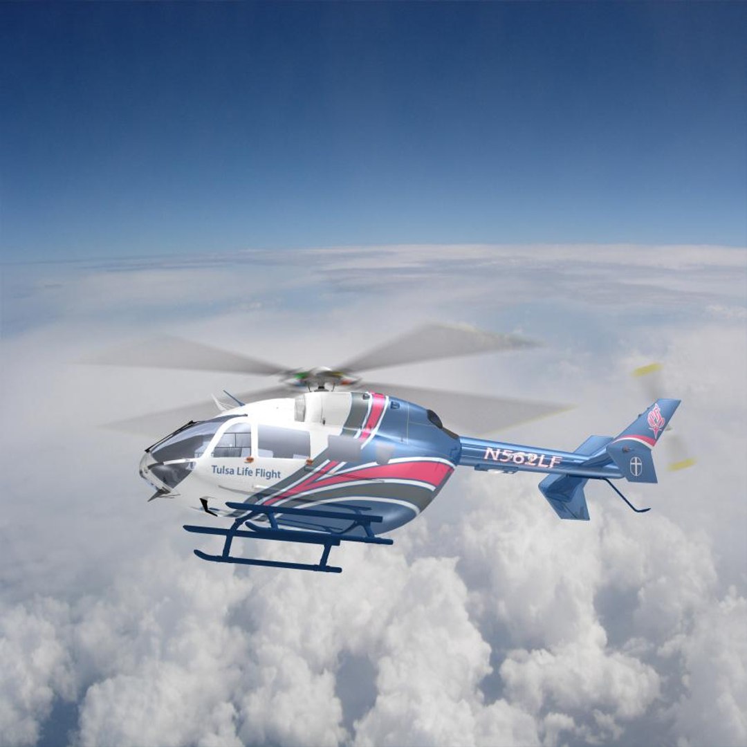 Eurocopter Ec 145 Helicopter 3d Model
