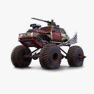 Maluch Fiat 126 p Monster Truck Rigged  Mad Max Style