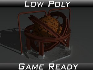 industrial cracking sphere 3d model