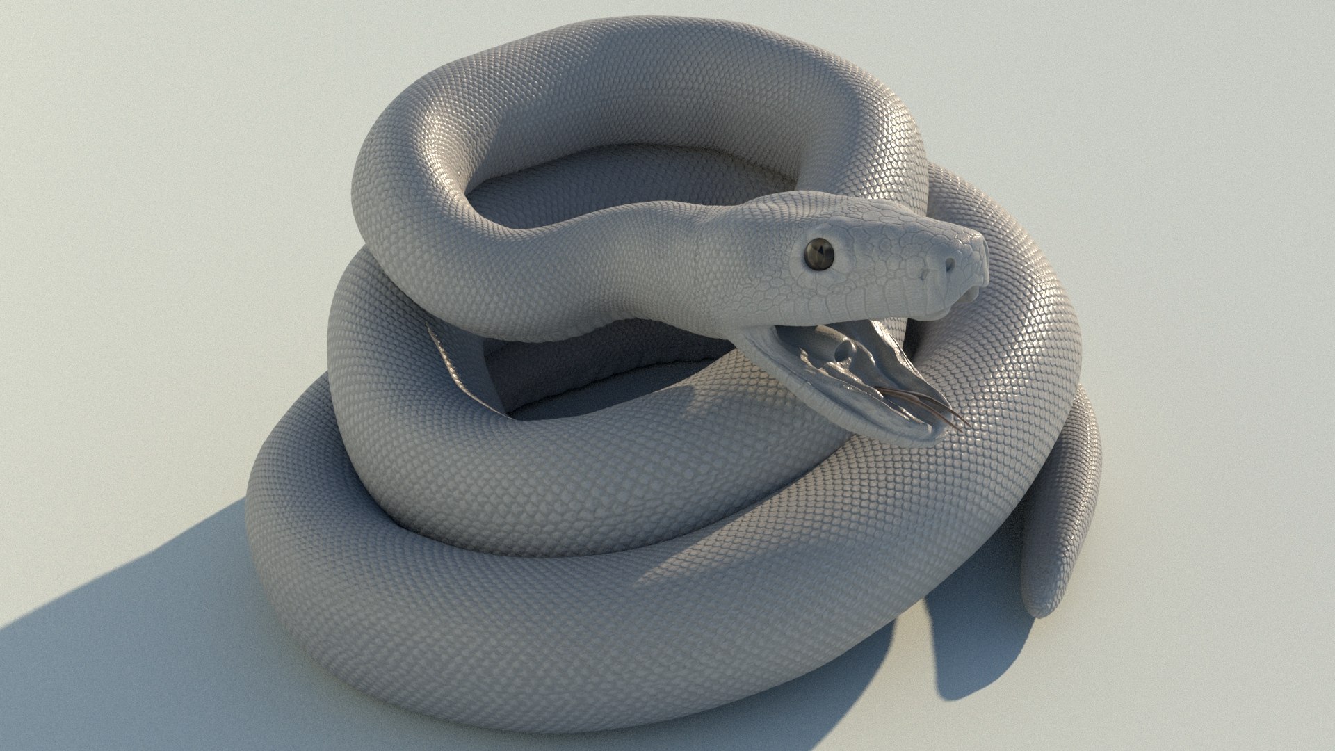 Burmese Python Rigged Animated 3D Model - TurboSquid 1727103