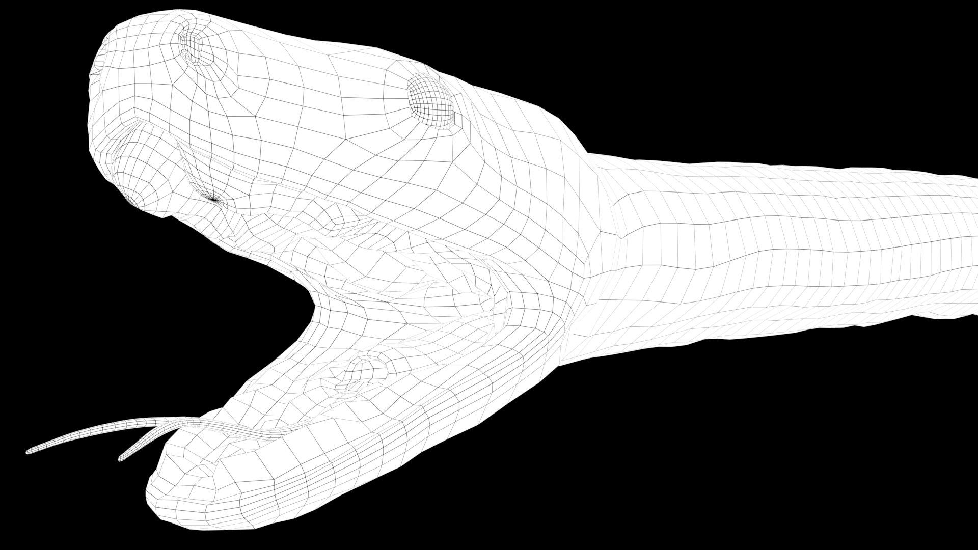 Burmese Python Rigged Animated 3D model - TurboSquid 1727103