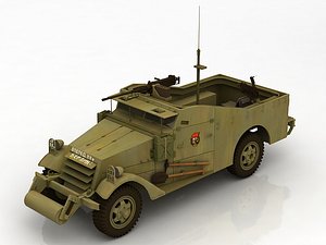 M3A1 Scout Car 3D model