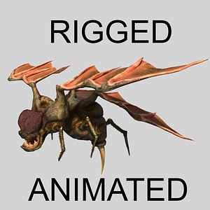 3D fly monster model