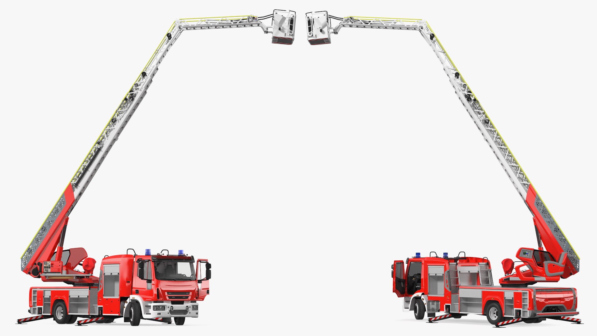 Fire Truck Ready Position 3D model preview