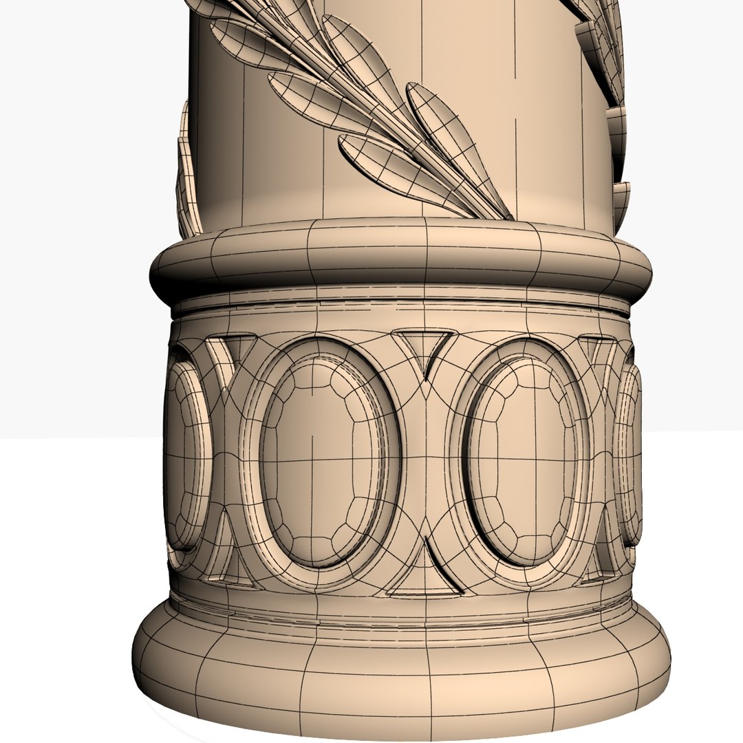 Colum Leafs 3d Model