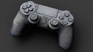 gaming controller postapo broken asset PBR photogrammetry 3D model