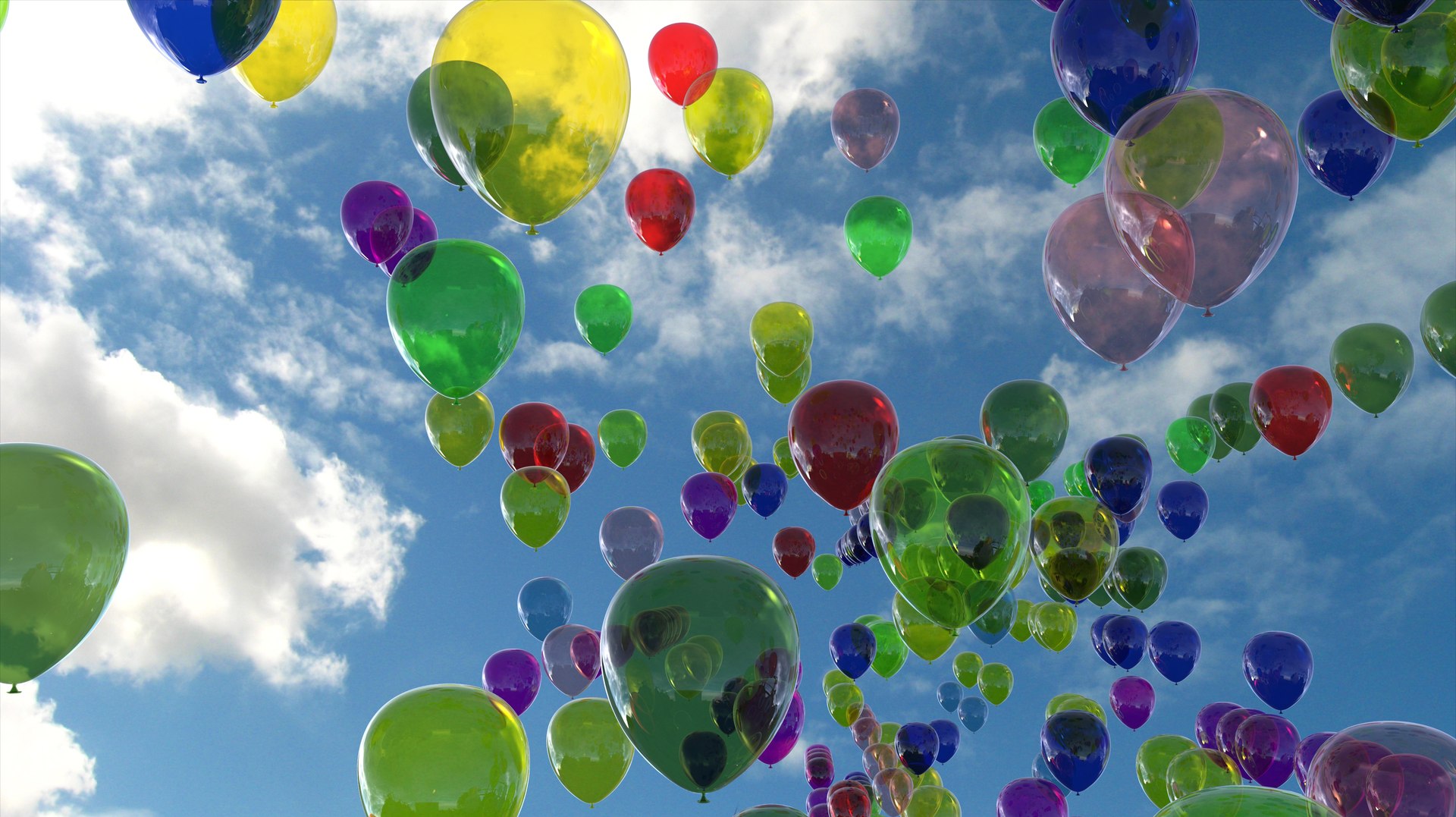 balloons heart 4k ige