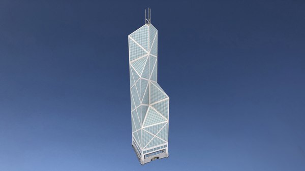 香港の中国銀行タワー3Dモデル - TurboSquid 1453255
