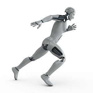 Rigged Cyborg Male