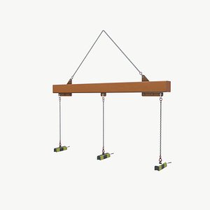 3D Holding Crane model