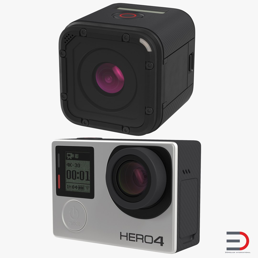 GoPro 3D Models Collection 2 3D model preview