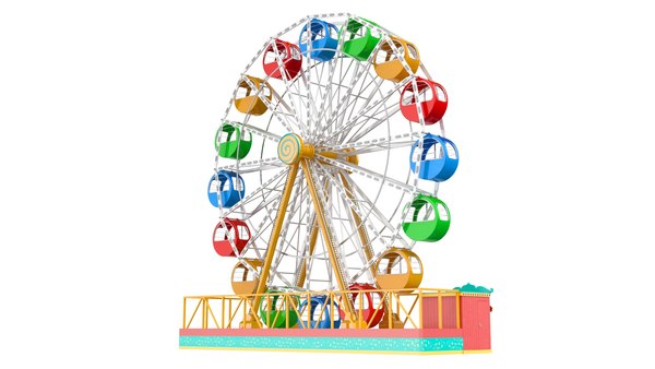 Largest Amusement Park Ride Collection 3D - TurboSquid 1754854