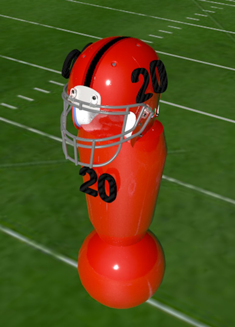 Football Dummy 3d Model