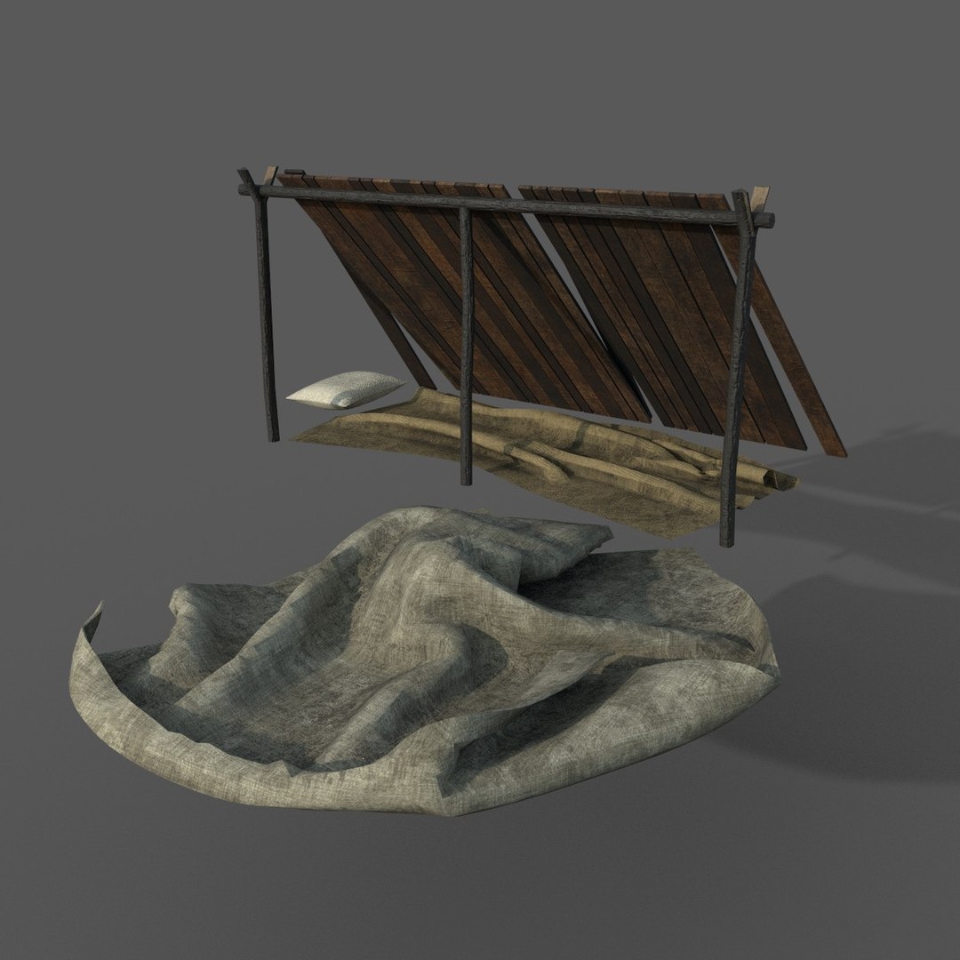 3D Bushcraft Shelter Model - TurboSquid 1486179